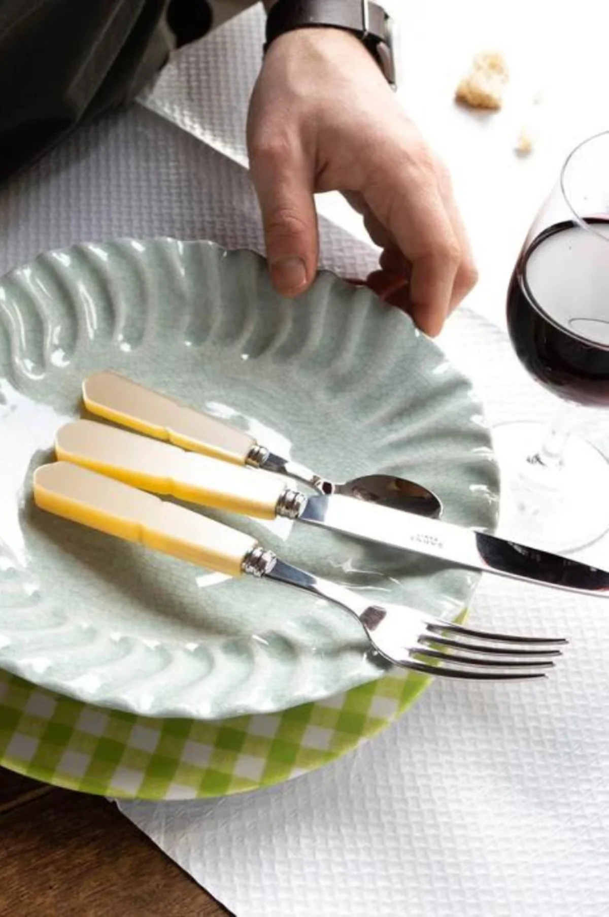 4 Pieces Cutlery Set Gustave Pearl - Image 3