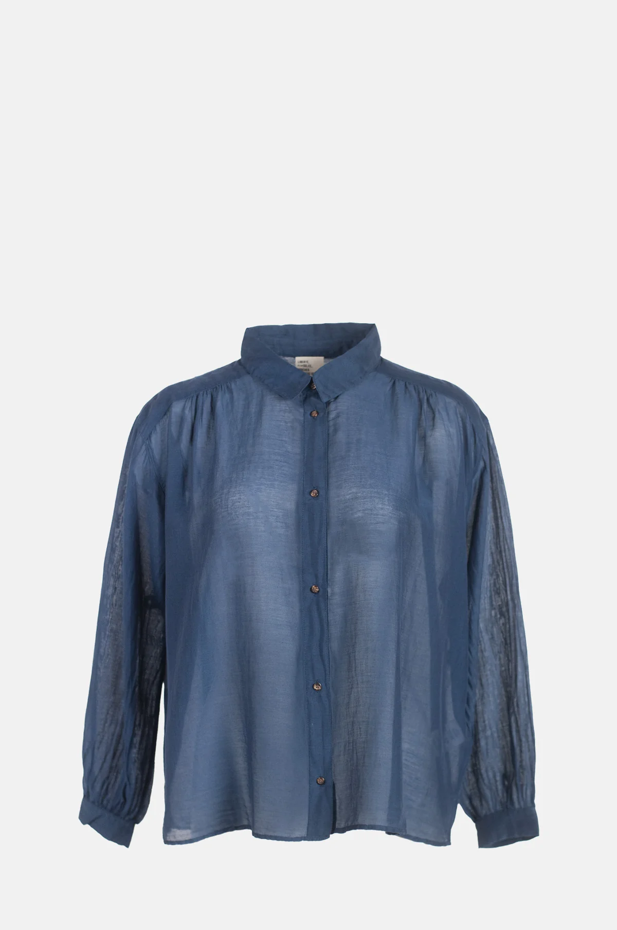 Ali Silk Shirt Bleu