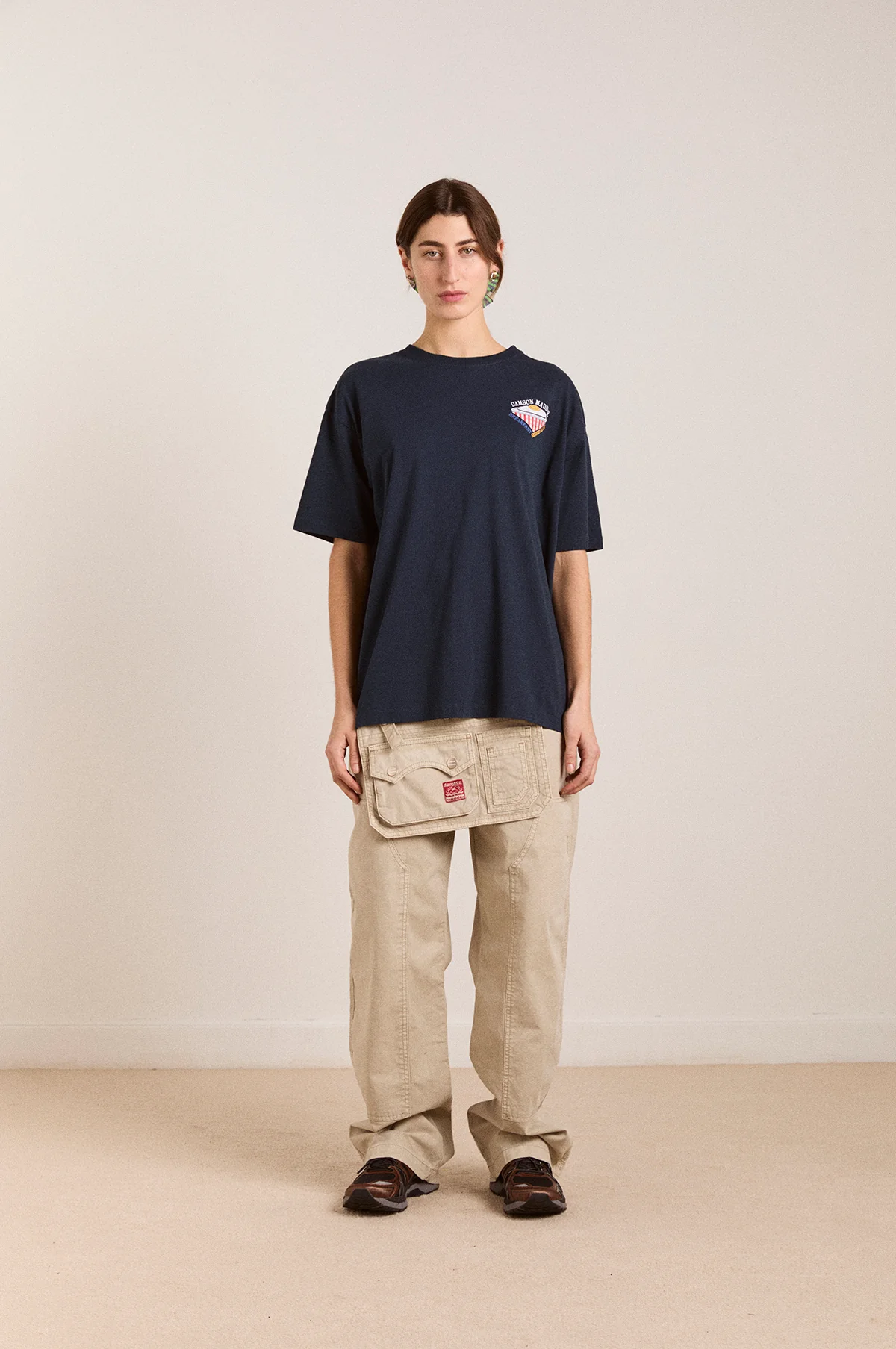 All Day Breakfast Tee Navy - Image 3