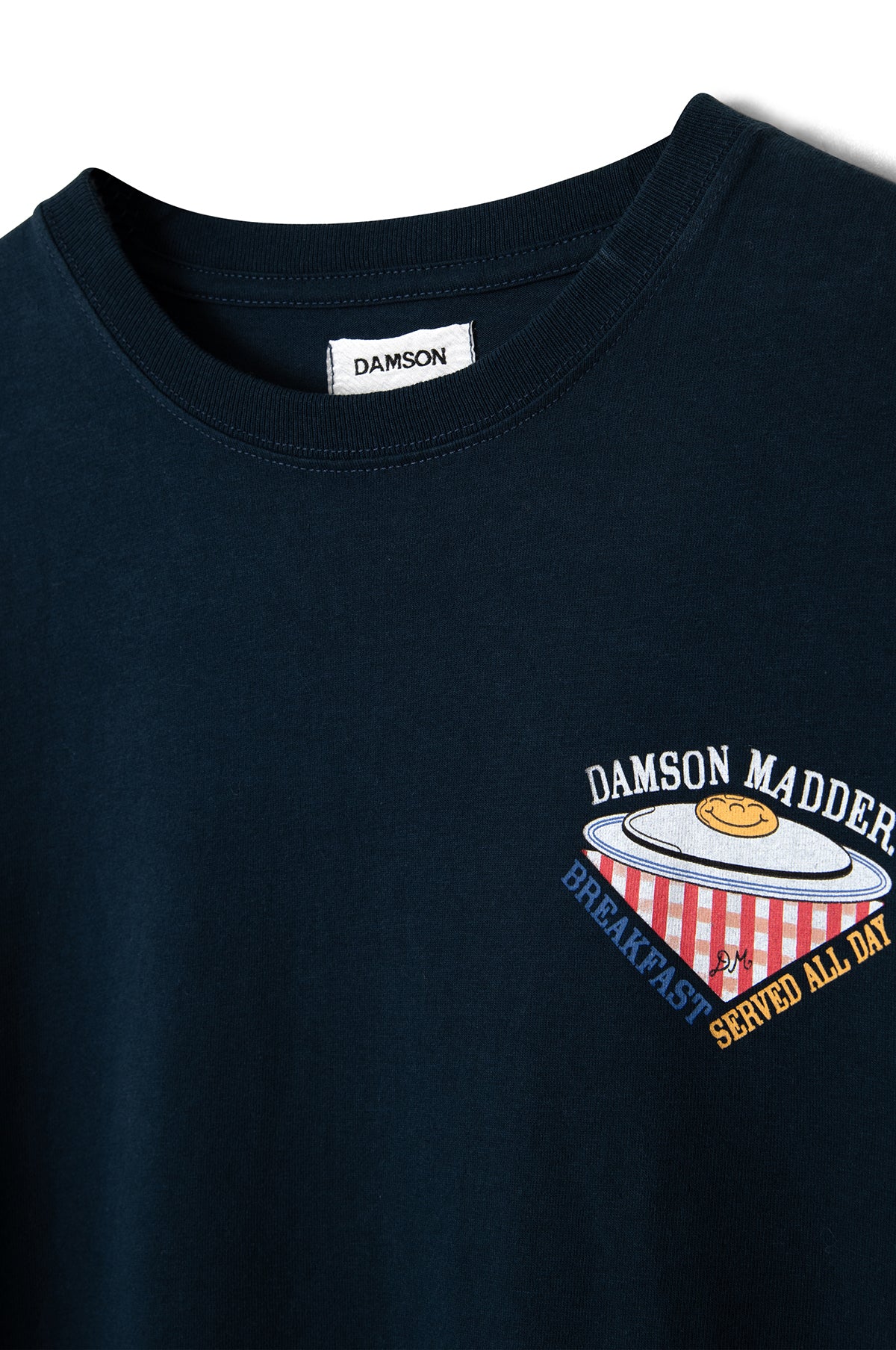 All Day Breakfast Tee Navy - Image 6
