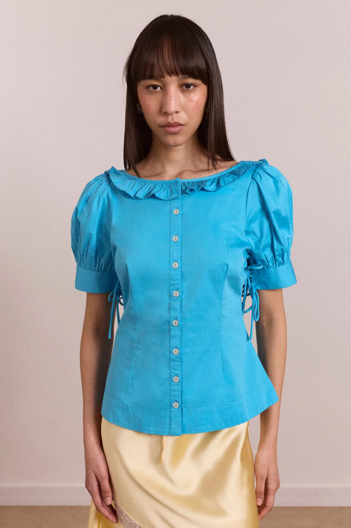 Anke Blouse River Blue - Image 2
