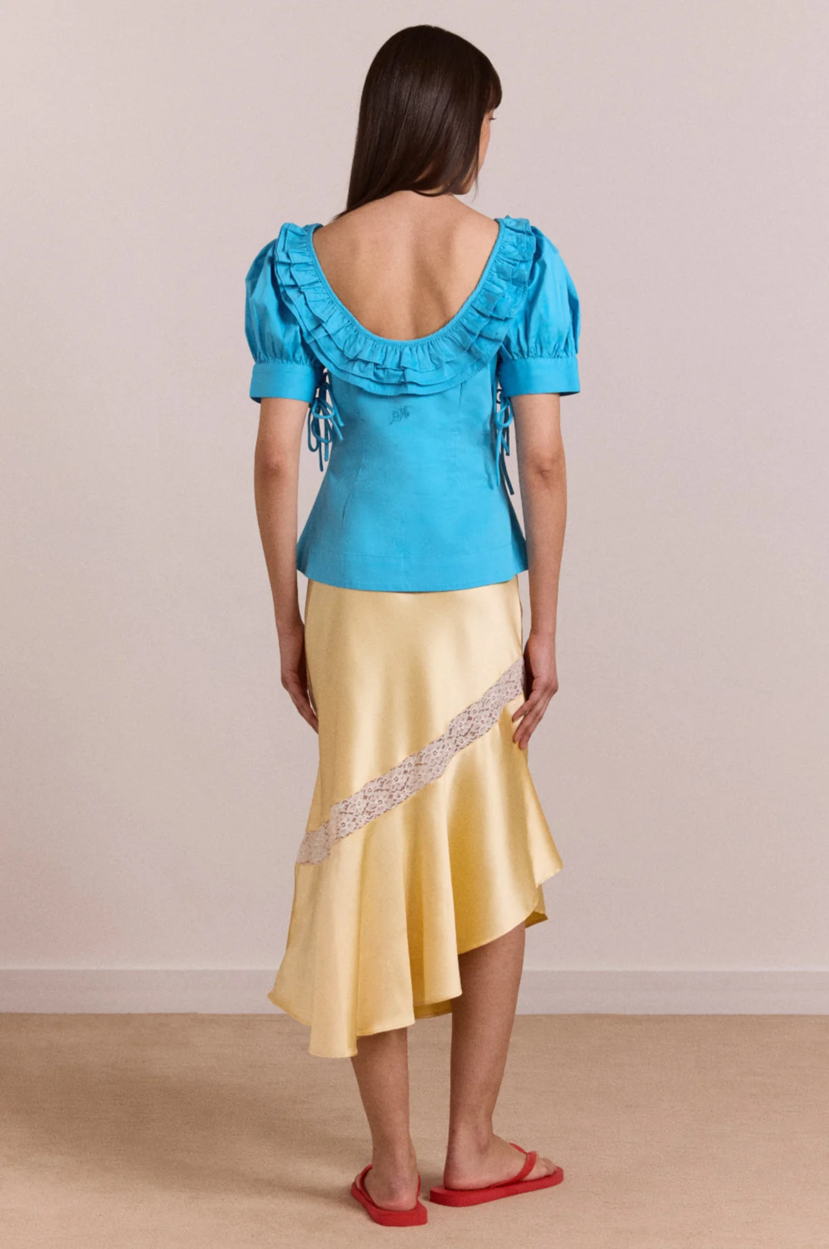 Anke Blouse River Blue - Image 3