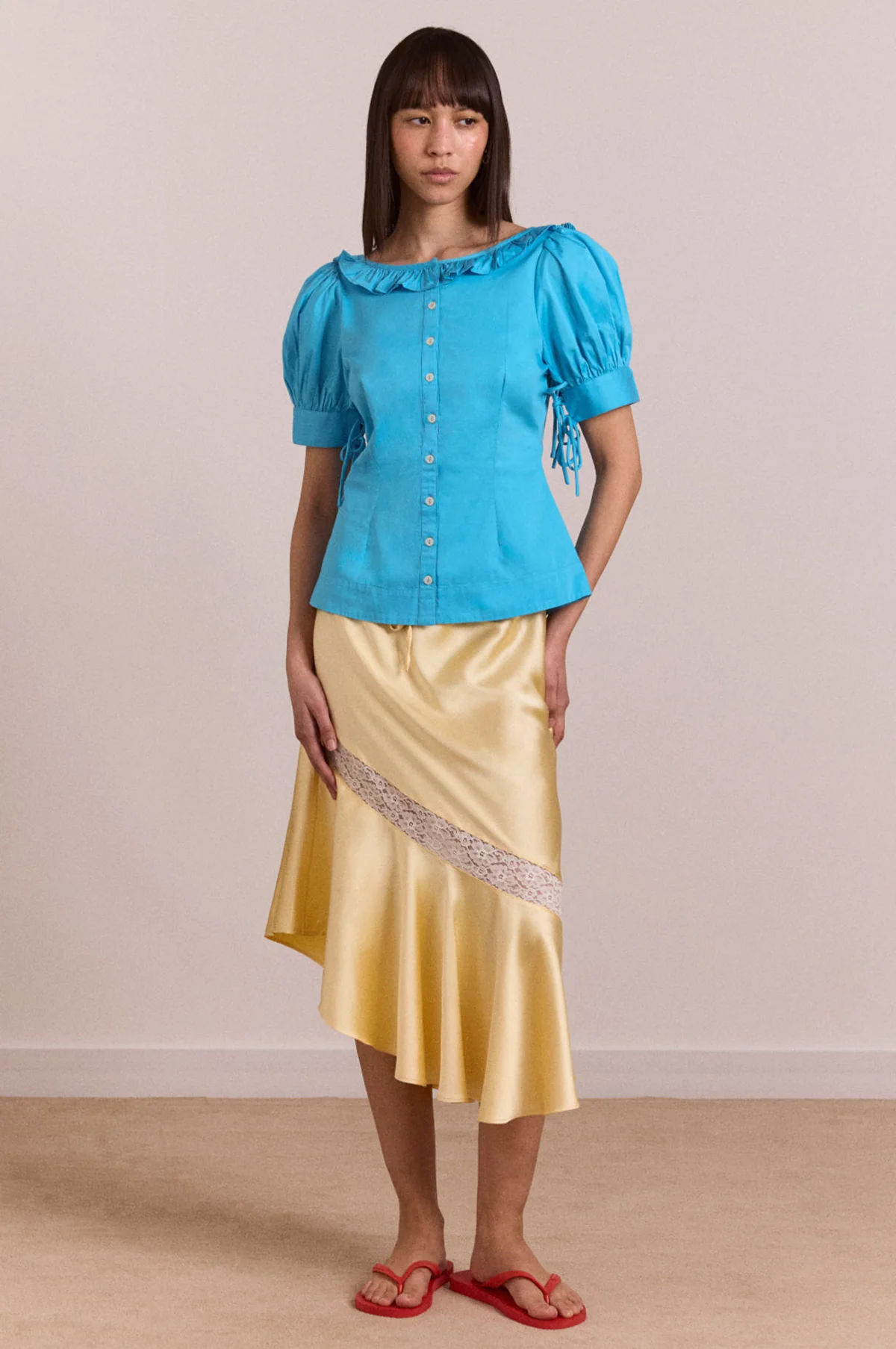 Anke Blouse River Blue - Image 5