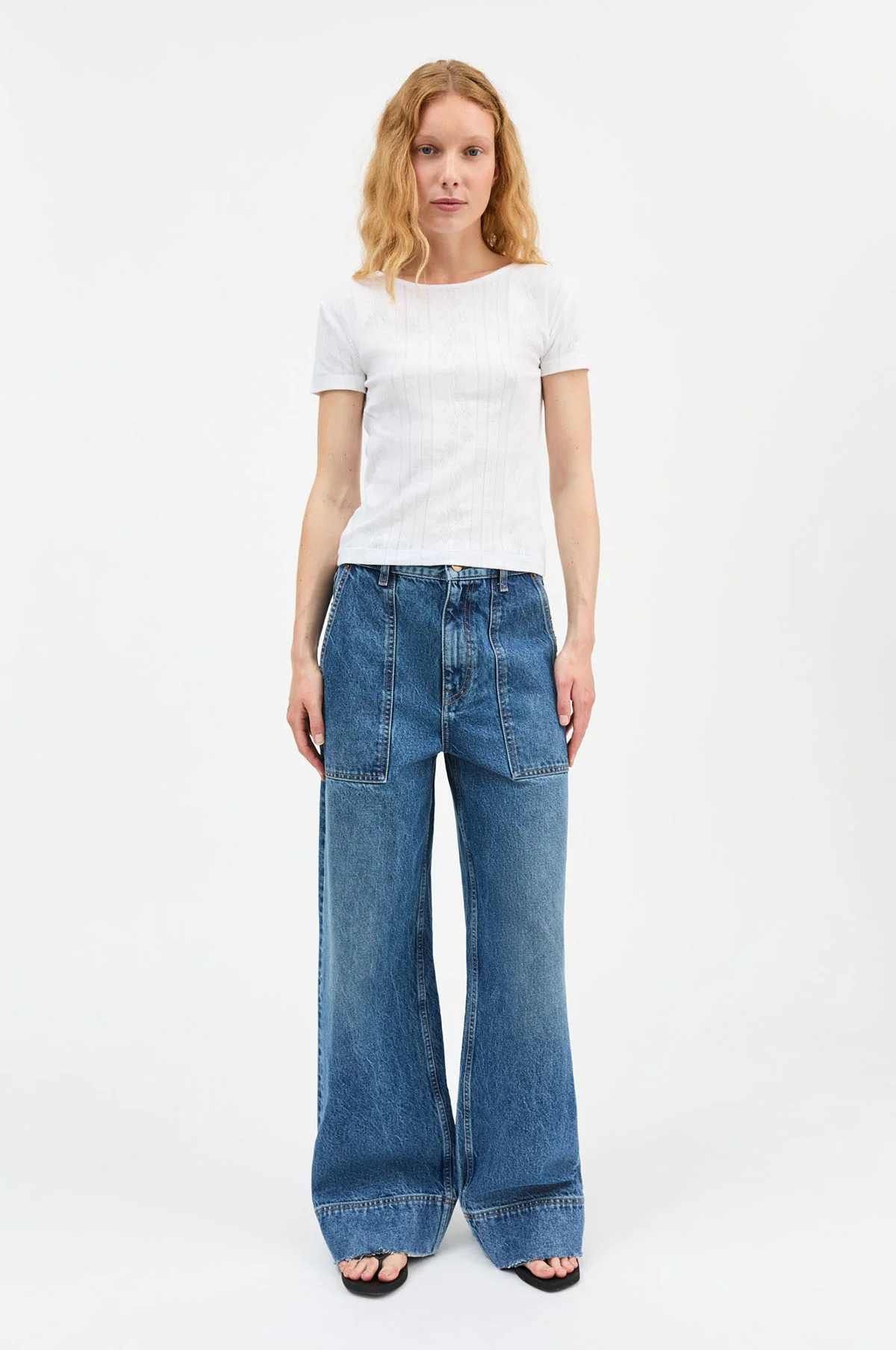 Anna Cap Sleeve Tee Optic White - Image 2