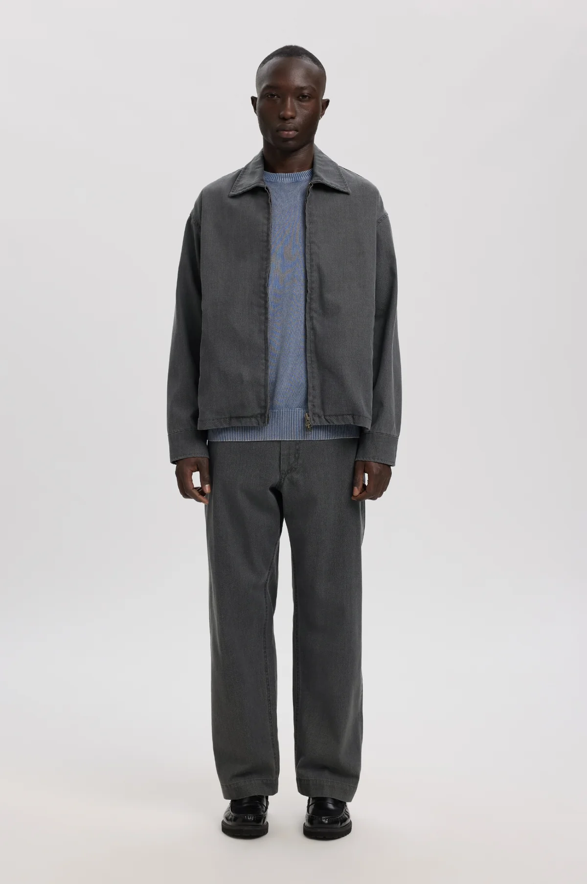 Anrtrygve Selvedge Denim LG Jeans Light Grey Denim - Image 3