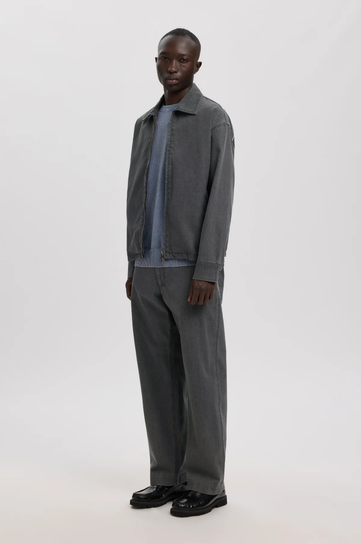 Anrtrygve Selvedge Denim LG Jeans Light Grey Denim - Image 4