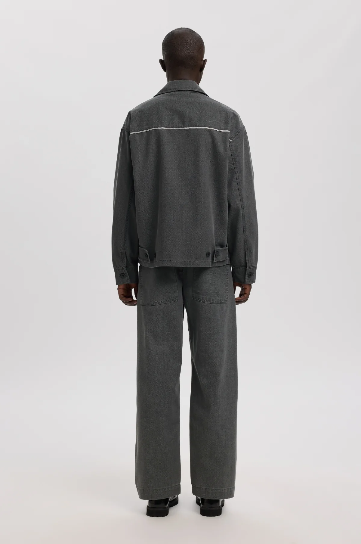 Anrtrygve Selvedge Denim LG Jeans Light Grey Denim - Image 5
