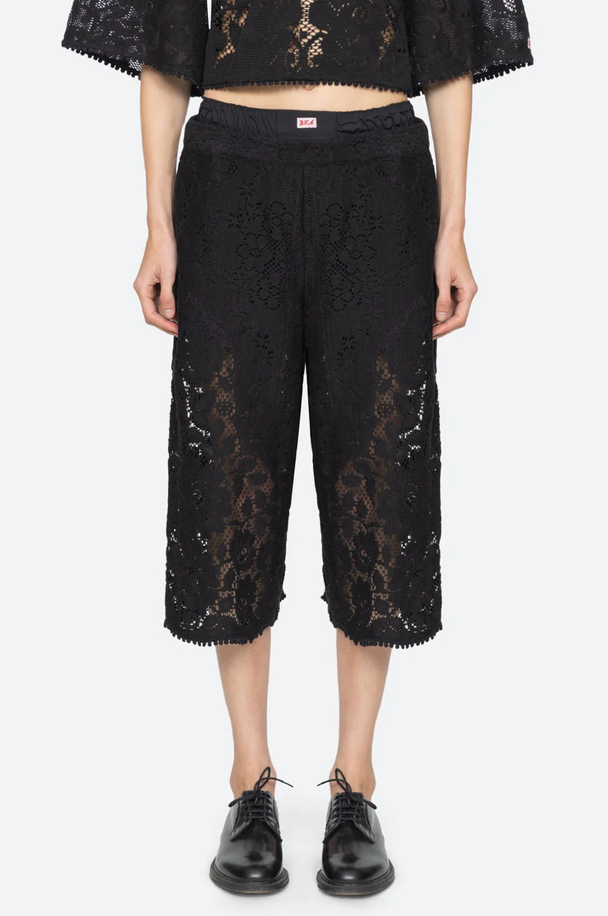 Arianna Lace Culottes Black - Image 4