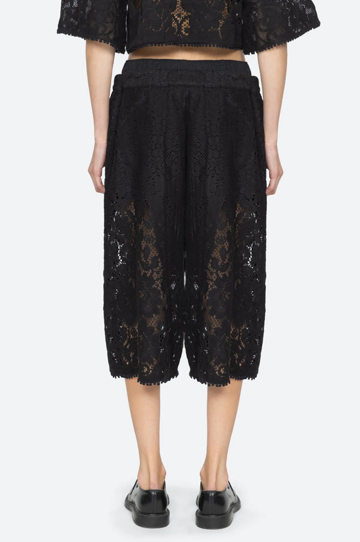 Arianna Lace Culottes Black - Image 5