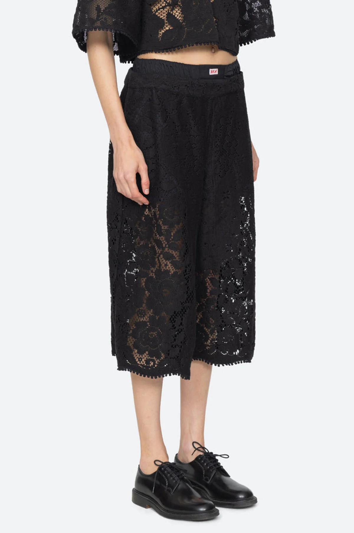 Arianna Lace Culottes Black - Image 7