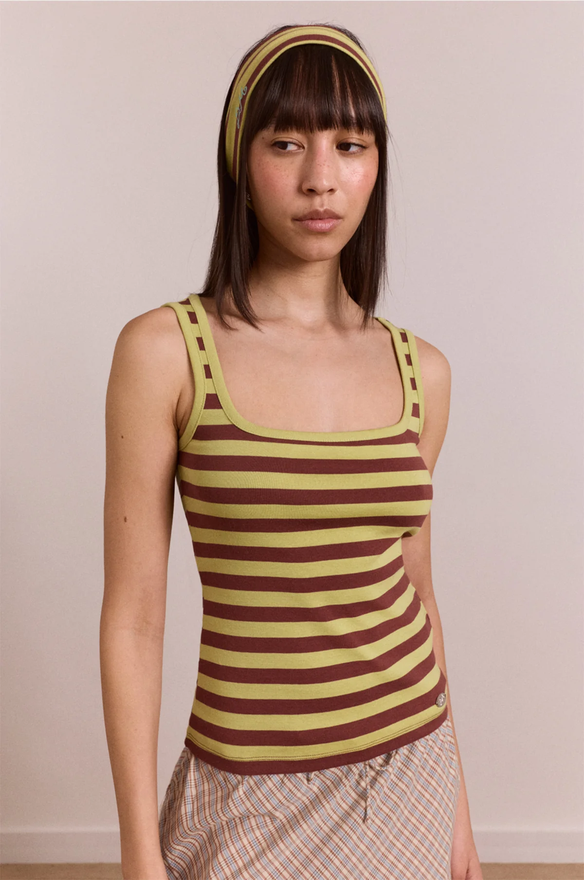 Avielle Tank Green Stripe - Image 4