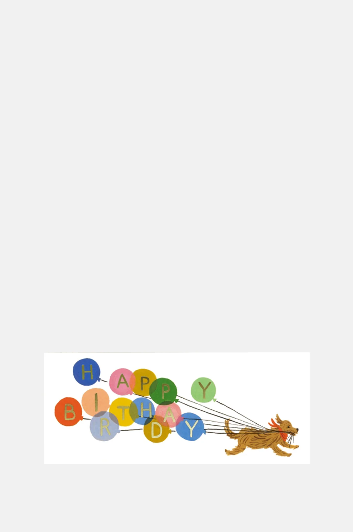 Balloon Birthday Card