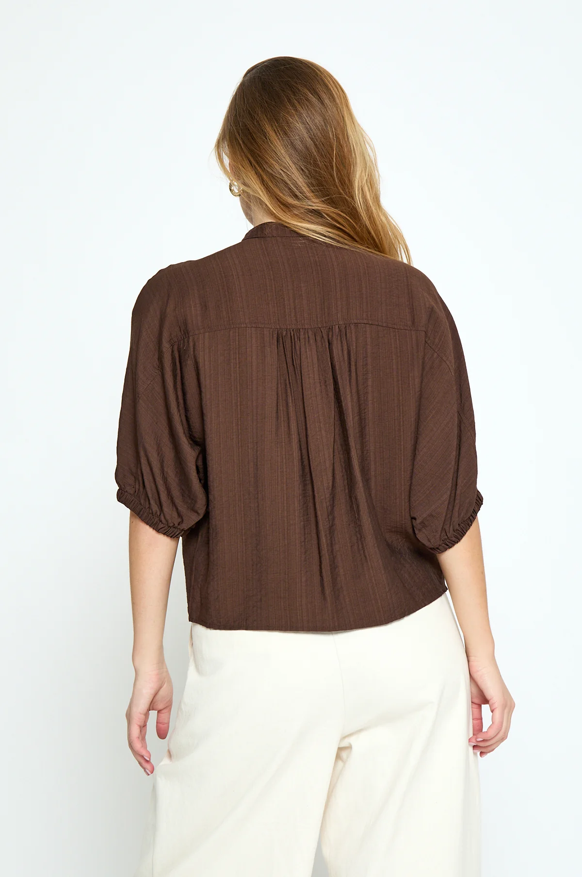 Barbara Blouse Chestnut - Image 4