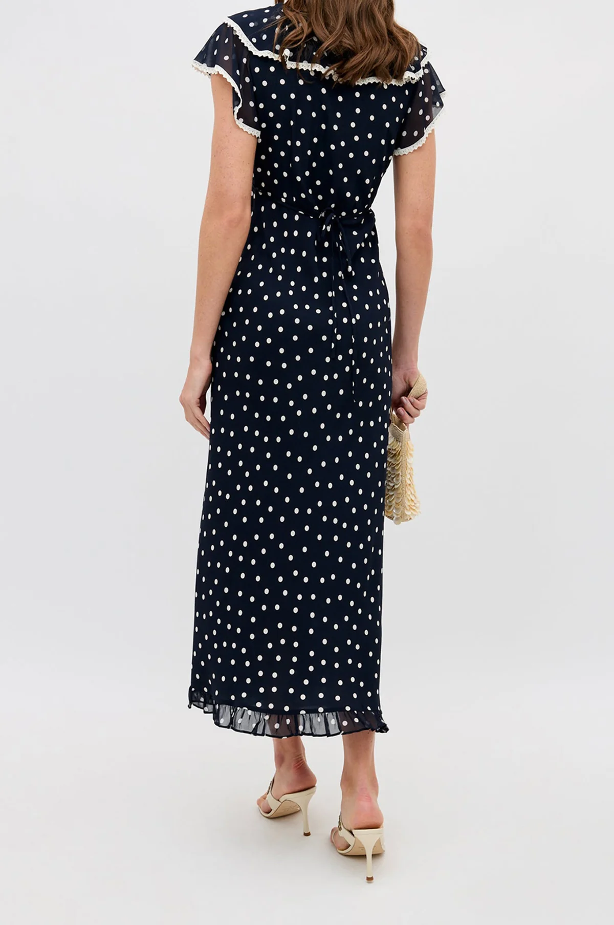 Bethea Dress Layla Dot Navy - Image 4