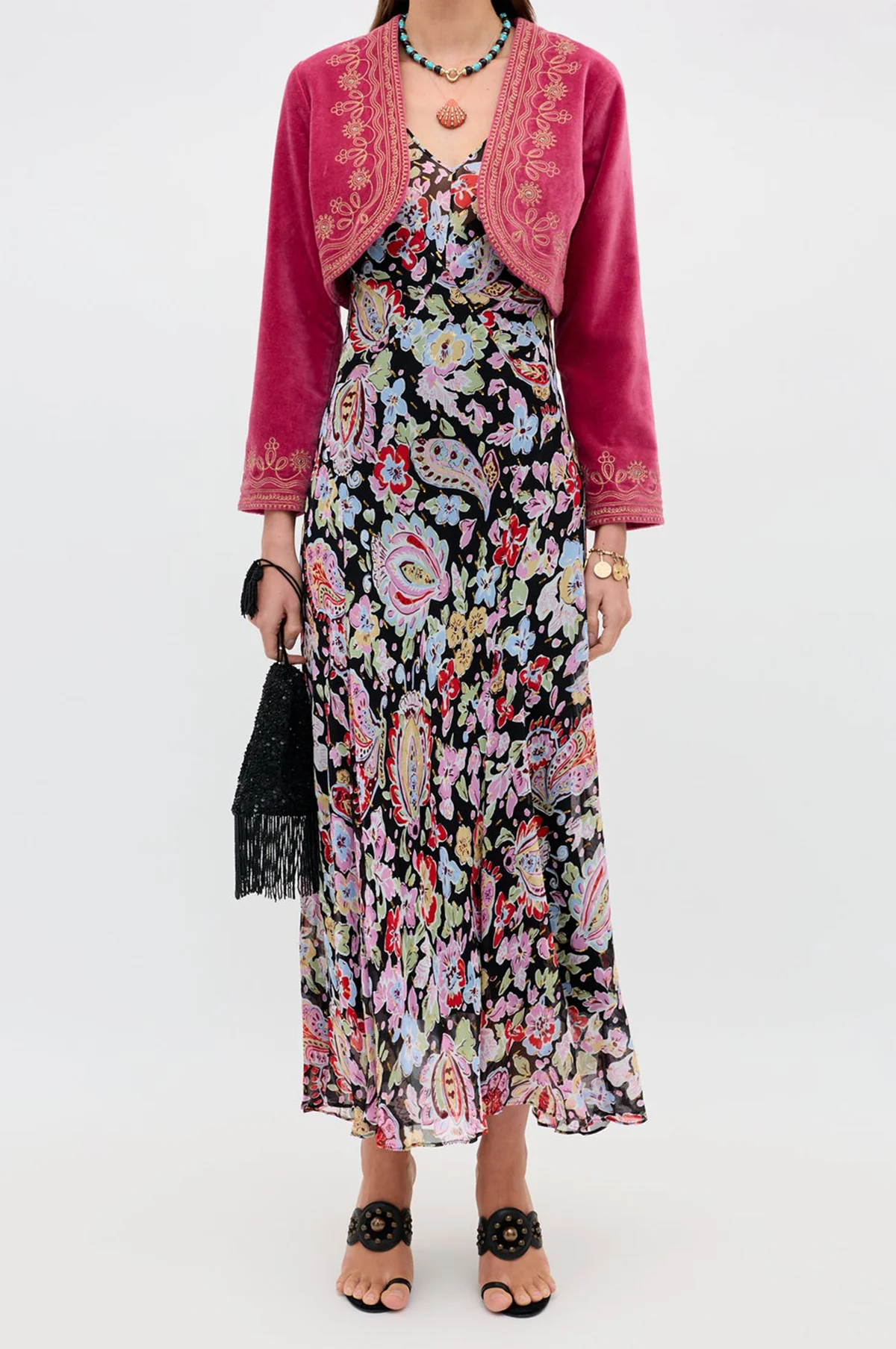 Bexley Dress Cara Floral Black - Image 3