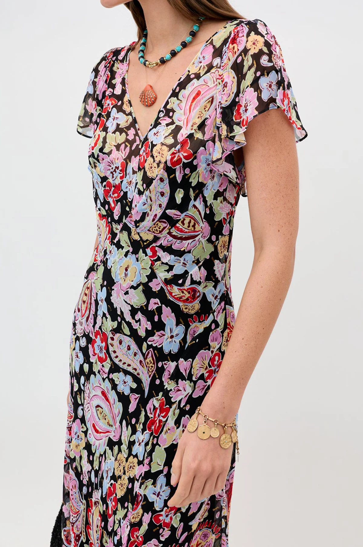 Bexley Dress Cara Floral Black - Image 6