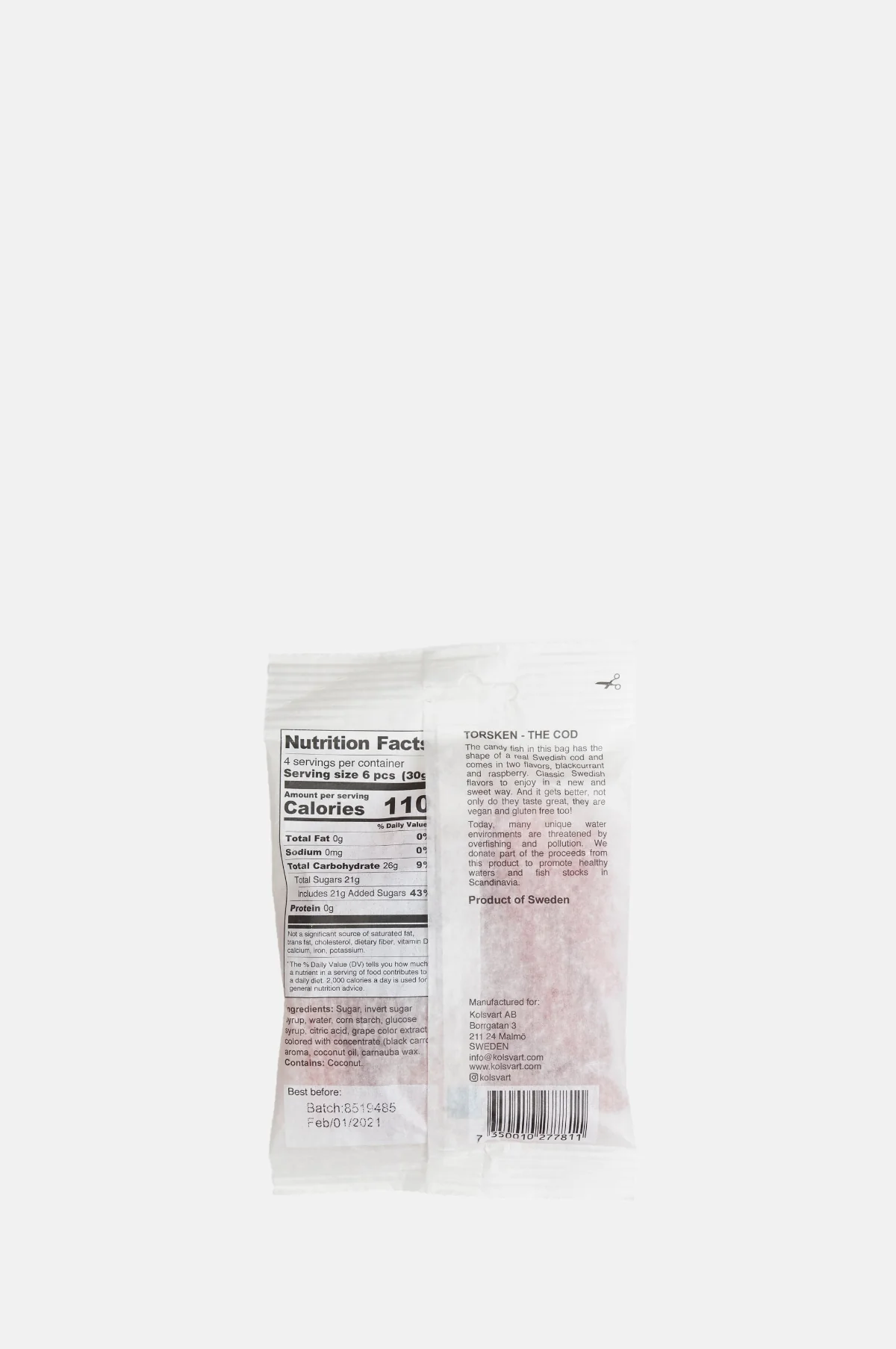 Blackcurrant & Raspberry Fish 120g - Image 3