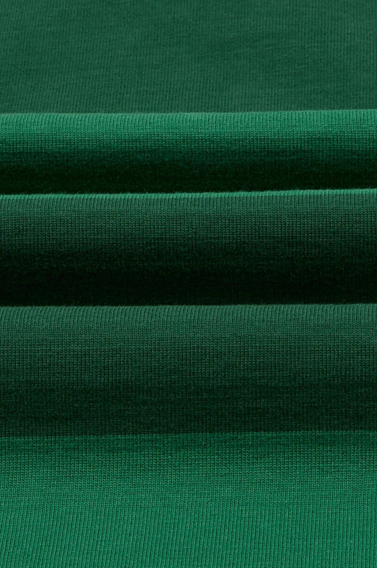 Block Stripe Quarter Zip Rugby Dark Green - Image 5