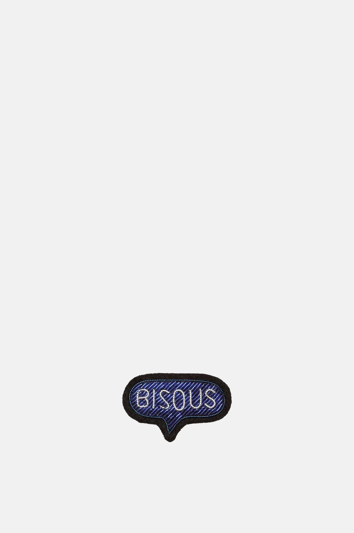 Blue Bisous Brooch