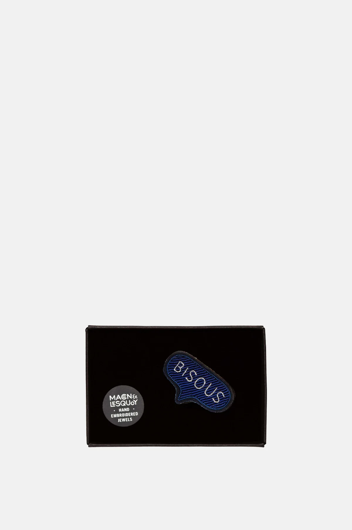 Blue Bisous Brooch - Image 2