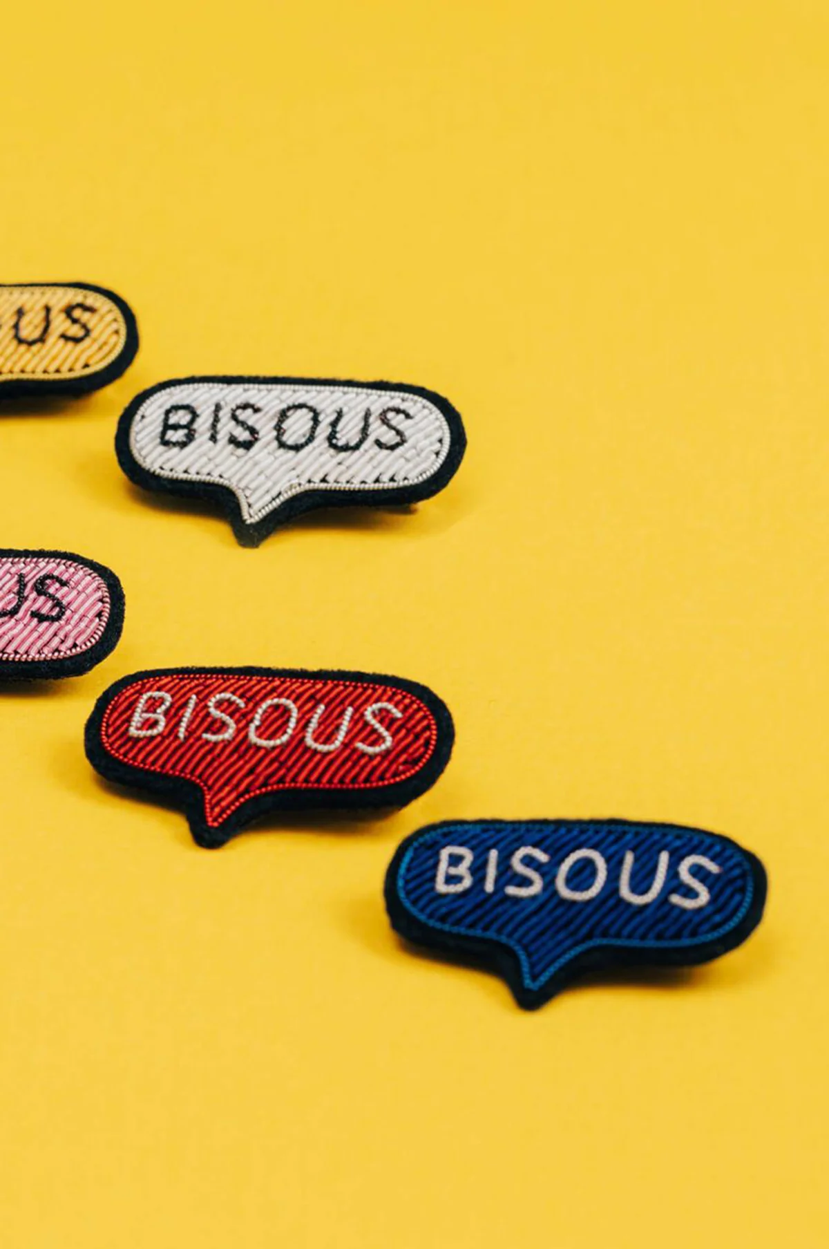 Blue Bisous Brooch - Image 3