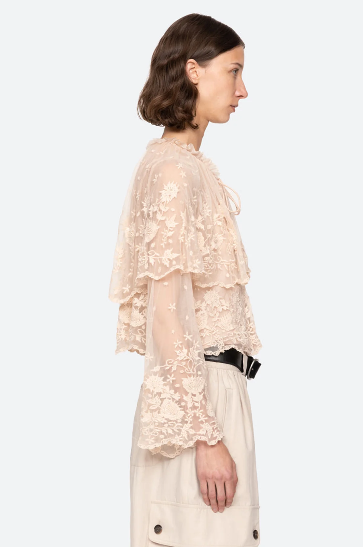 Bronte Emb L/Slv Top Blush - Image 6