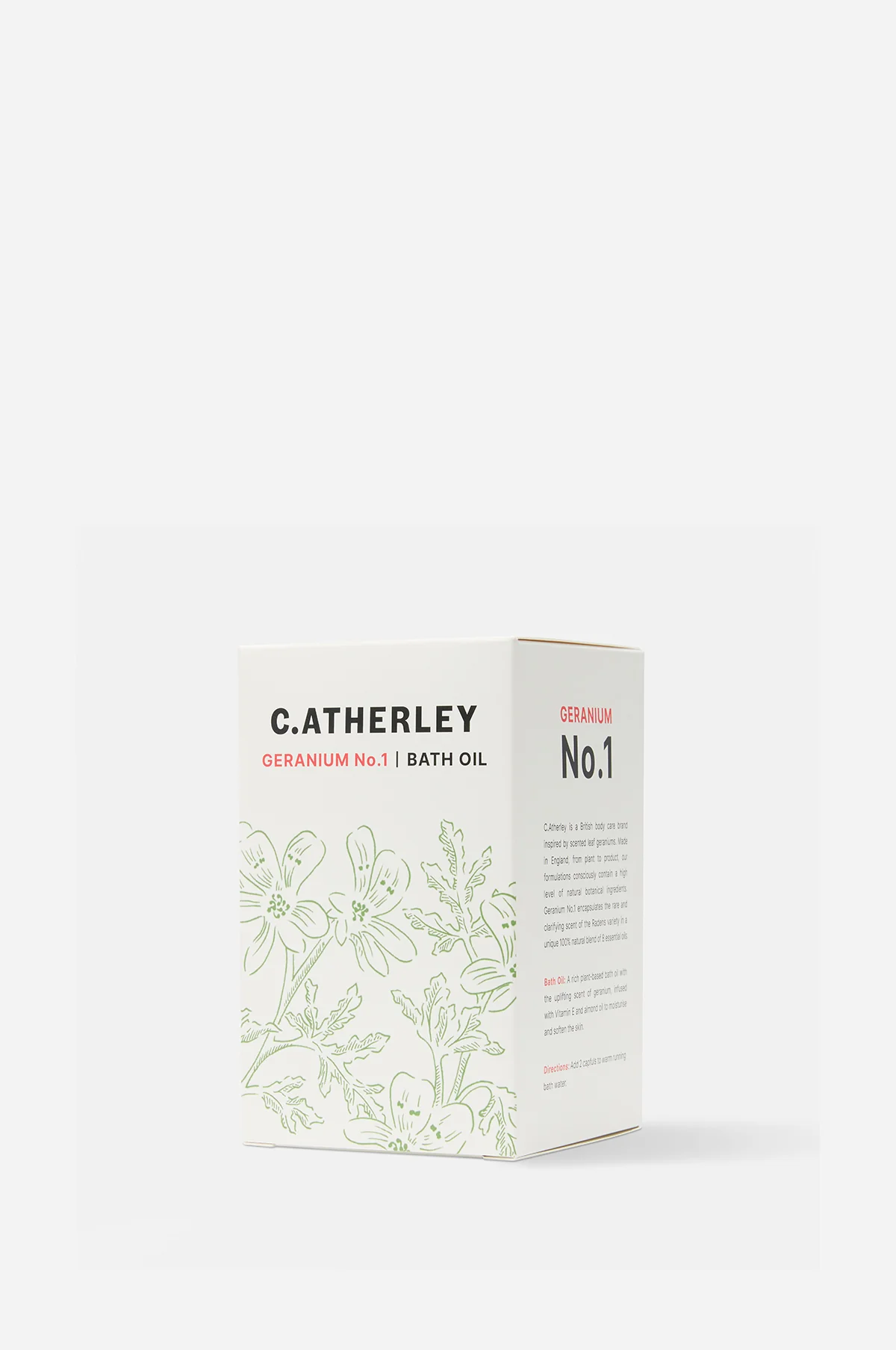 Geranium No.01 Bath Oil 140ml - Image 5