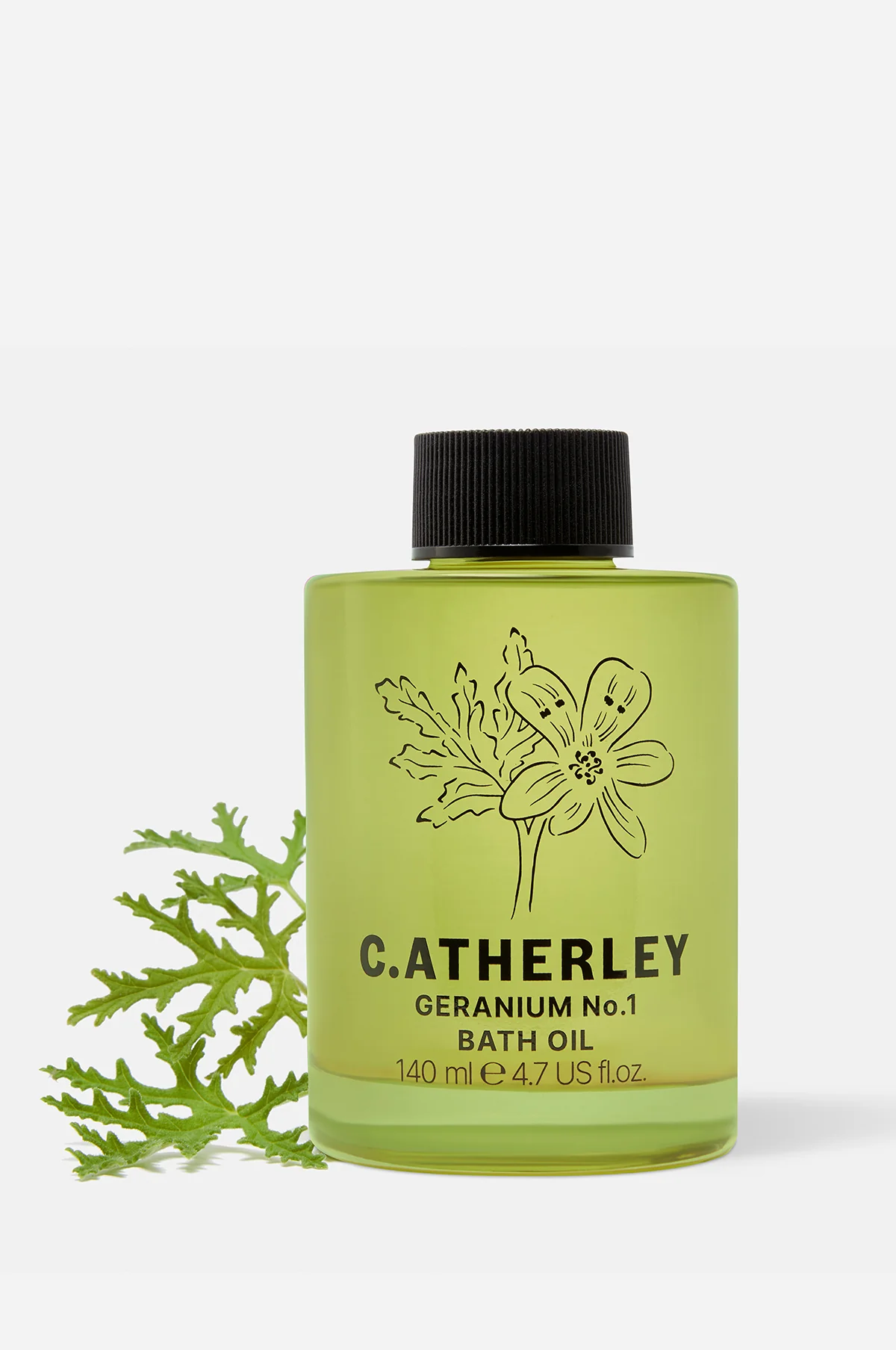 Geranium No.01 Bath Oil 140ml - Image 6