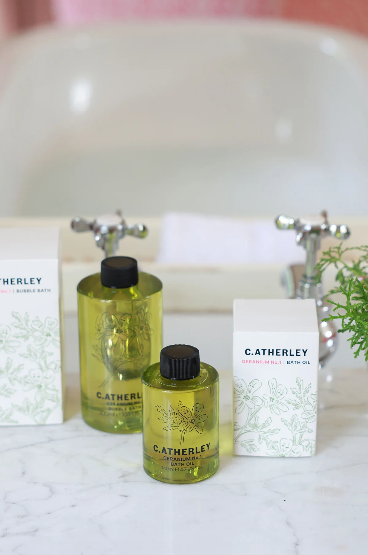 Geranium No.01 Bath Oil 140ml - Image 7