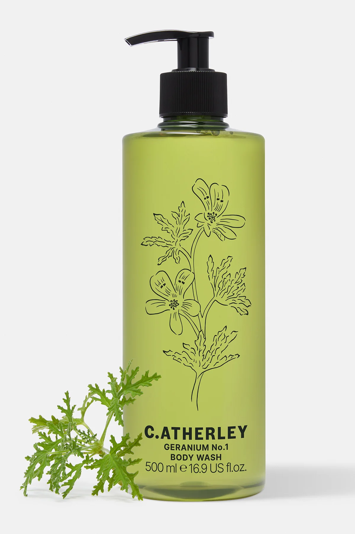Geranium No.01 Body Wash 500ml - Image 4