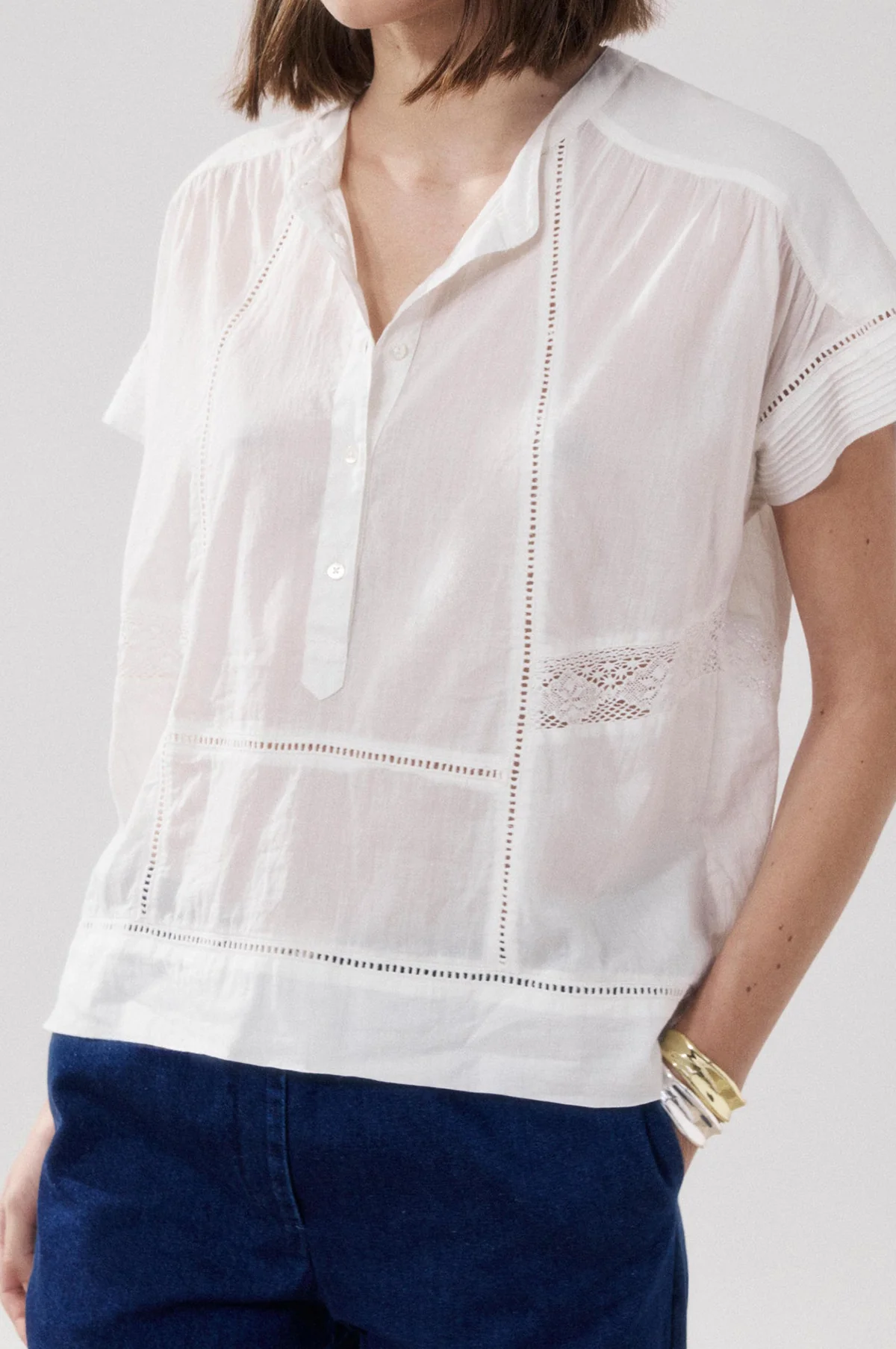 Cady Shirt Ecru - Image 2