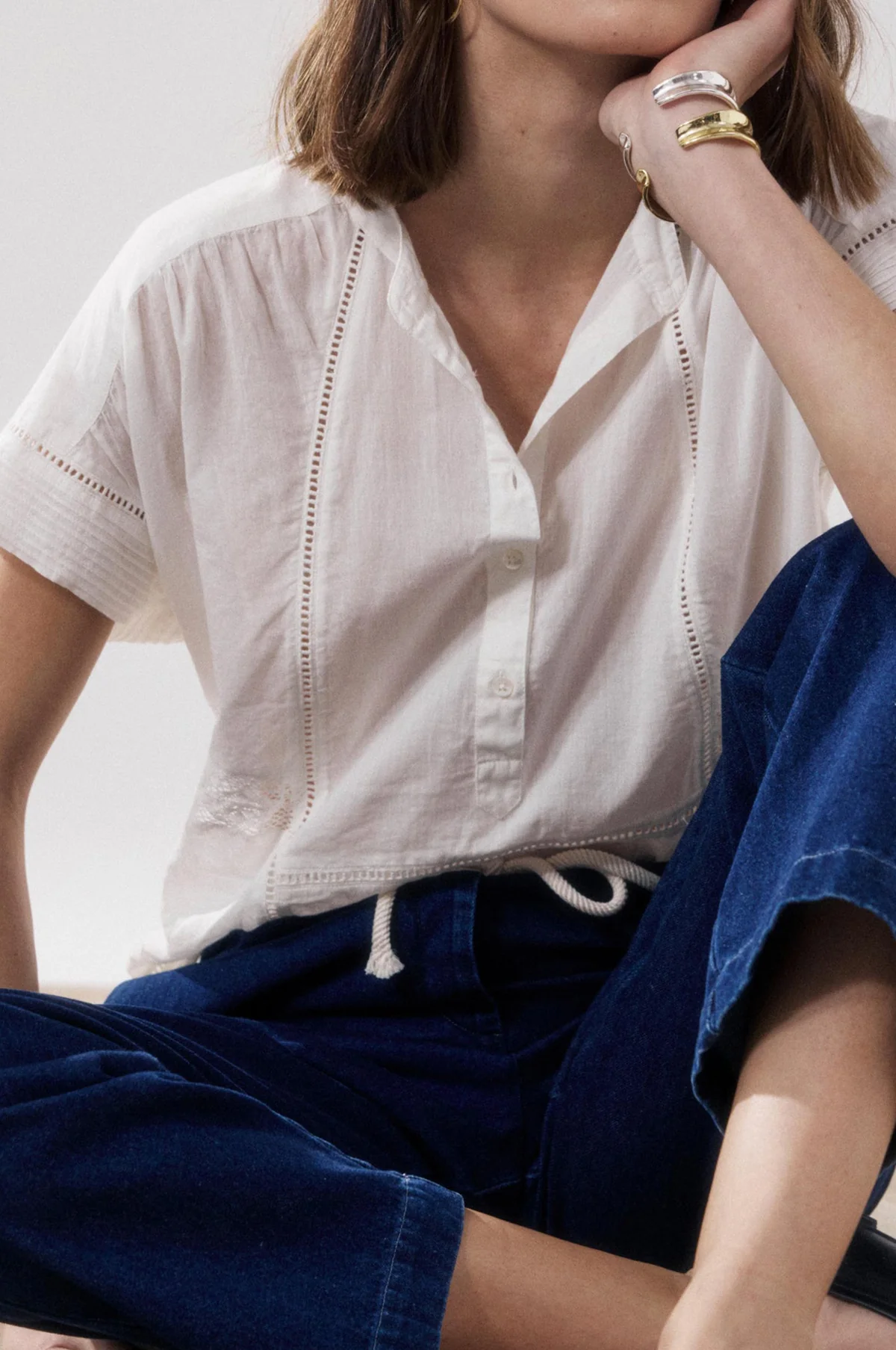 Cady Shirt Ecru - Image 3