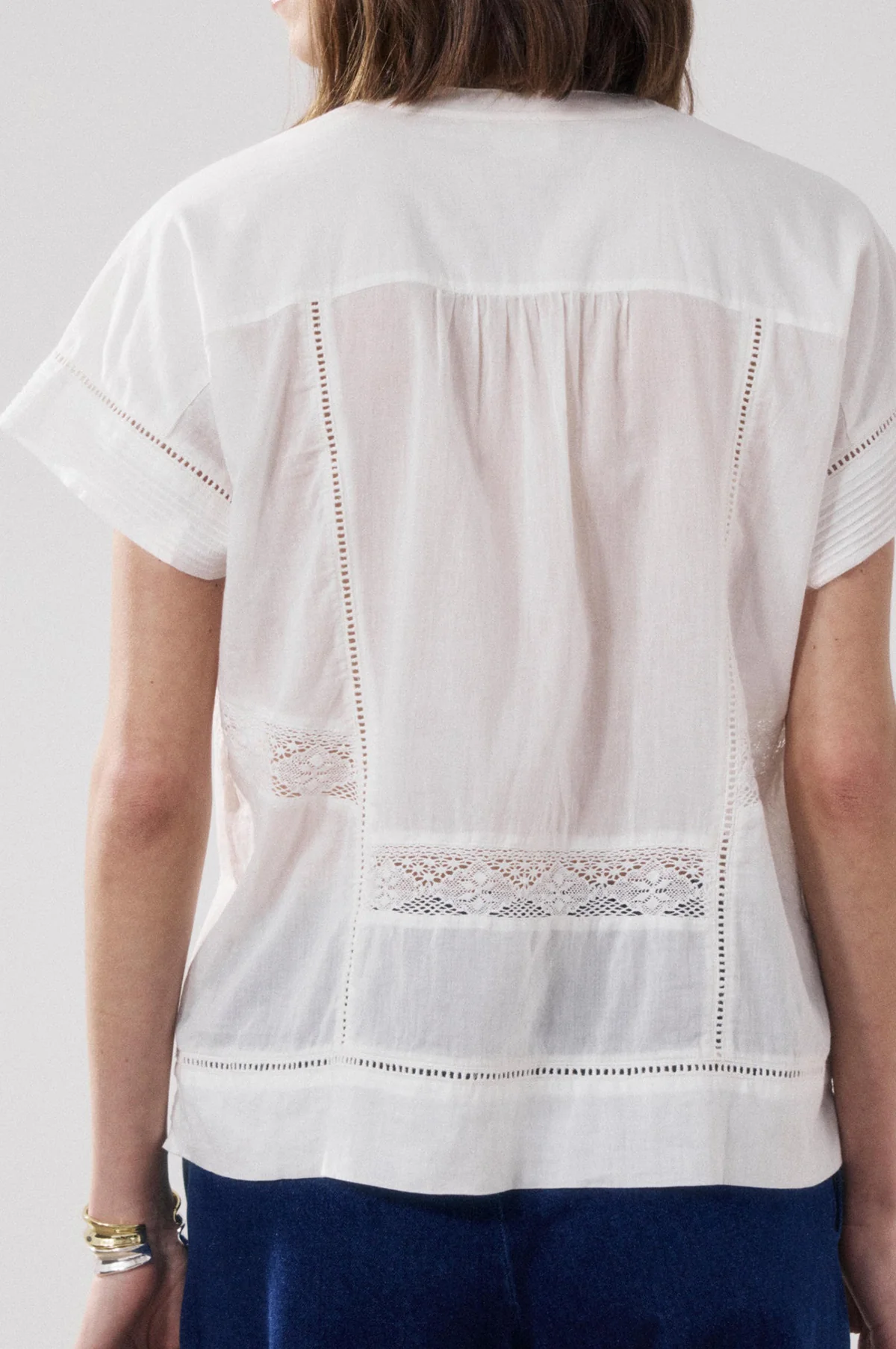 Cady Shirt Ecru - Image 5