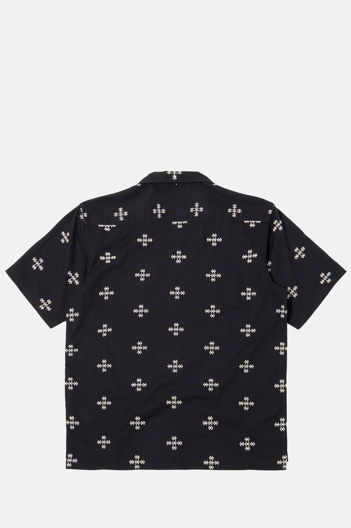 Camp Shirt Embroidered Diamond Black - Image 6
