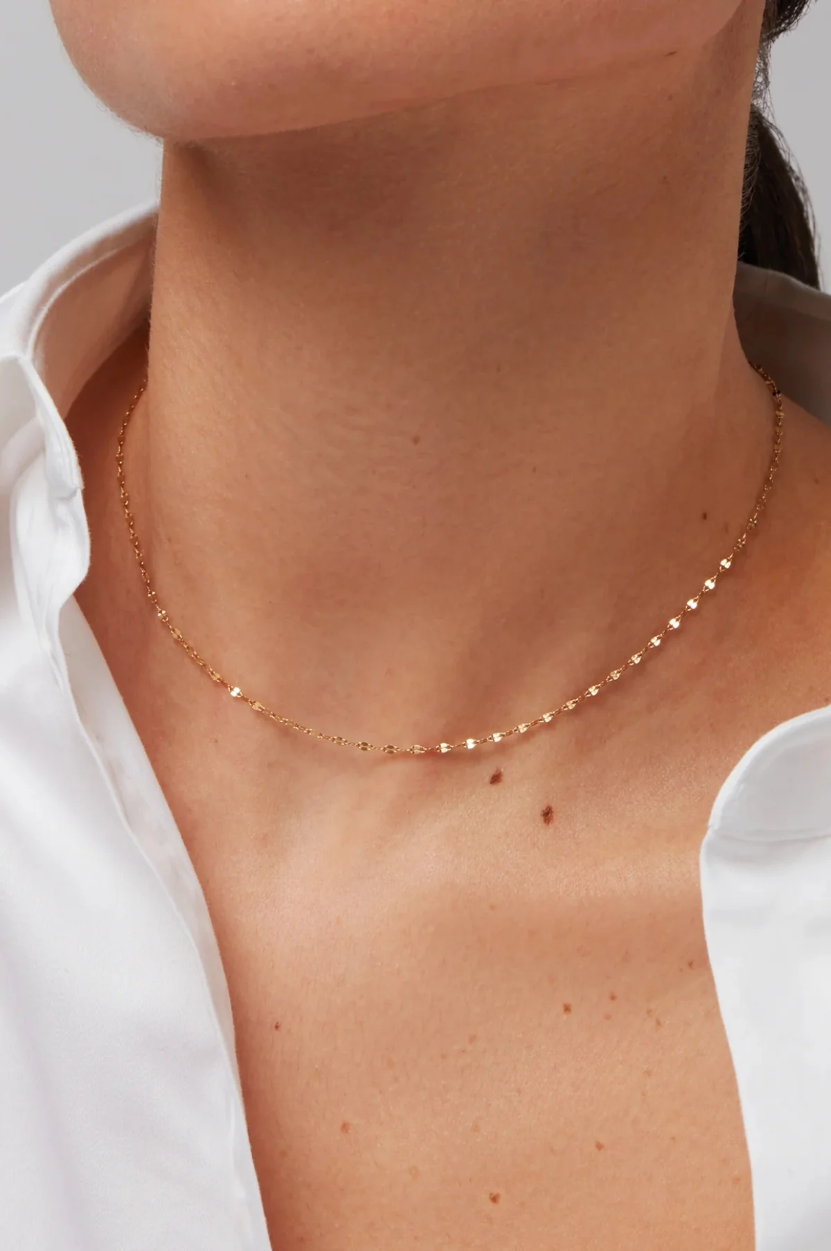 Capri Gold Choker Necklace - Image 4