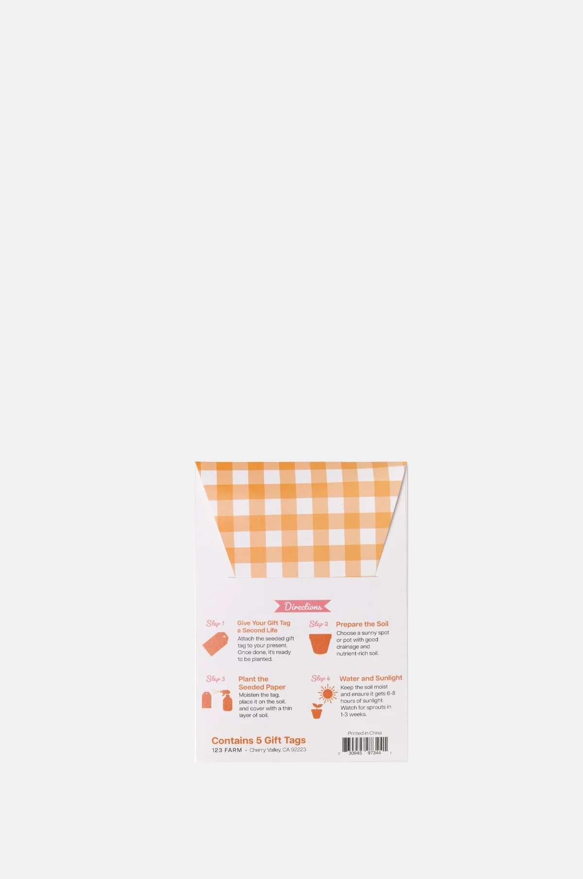 Carrots Plantable Seed Gift Tags Pack of 5 - Image 3