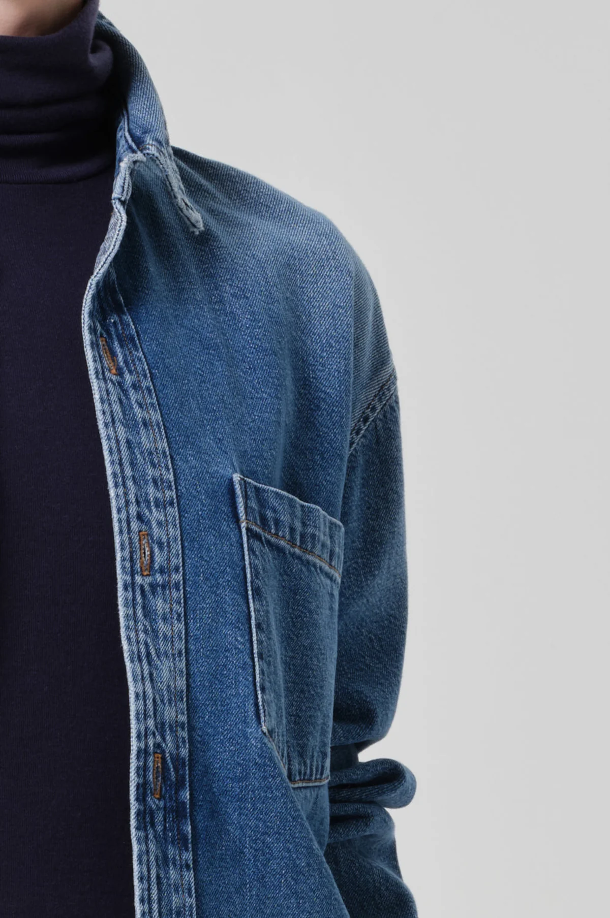 Carter Shirt Chaya Mid/Light Indigo - Image 5