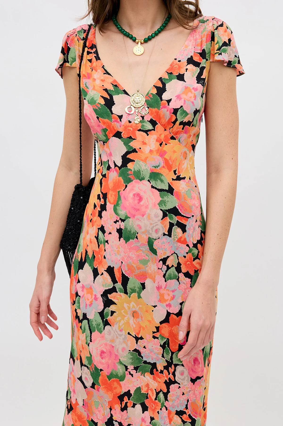 Cathy Dress Chelsea Floral Black - Image 5