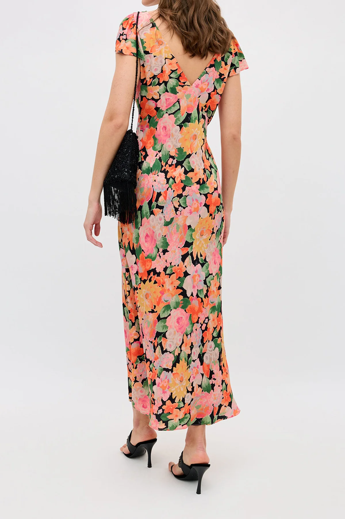 Cathy Dress Chelsea Floral Black - Image 6
