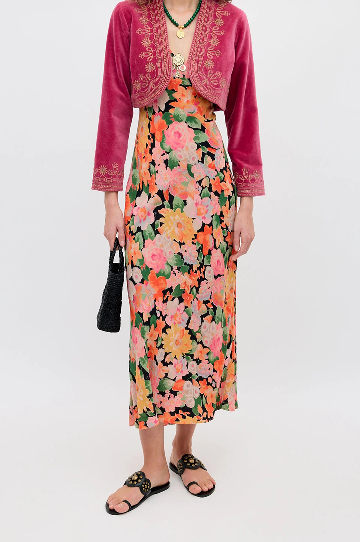 Cathy Dress Chelsea Floral Black - Image 7