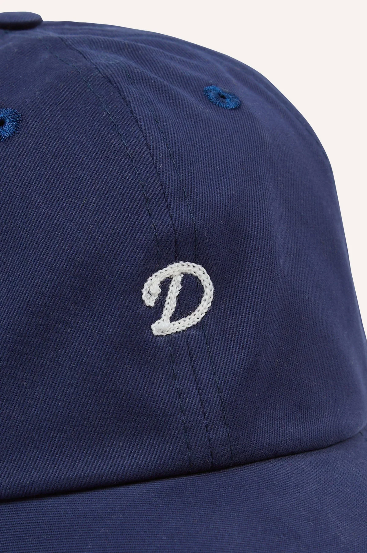 Chainstitched "D" Cap Navy - Image 2