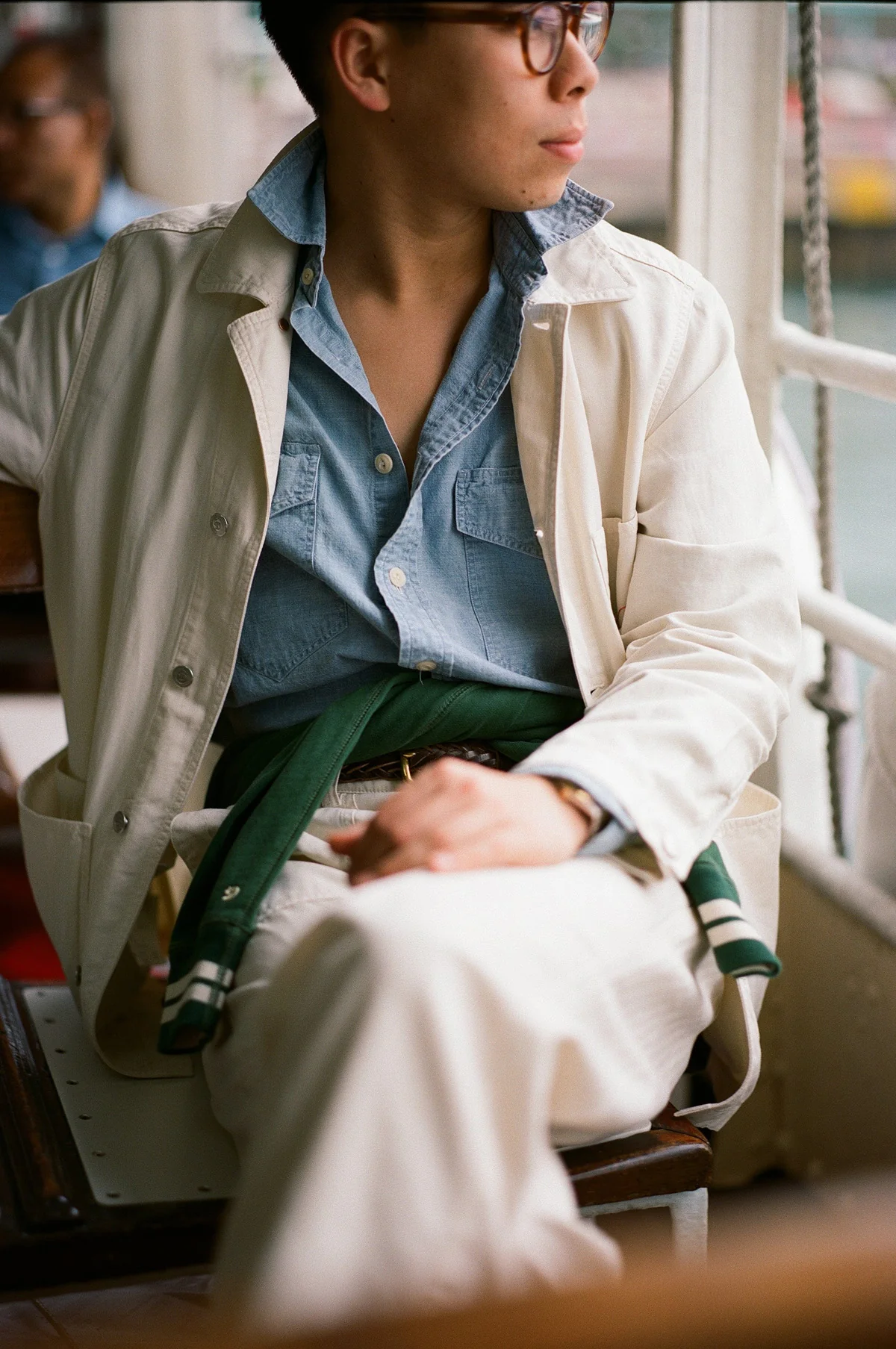 Chambray Work Shirt MKII Blue - Image 7