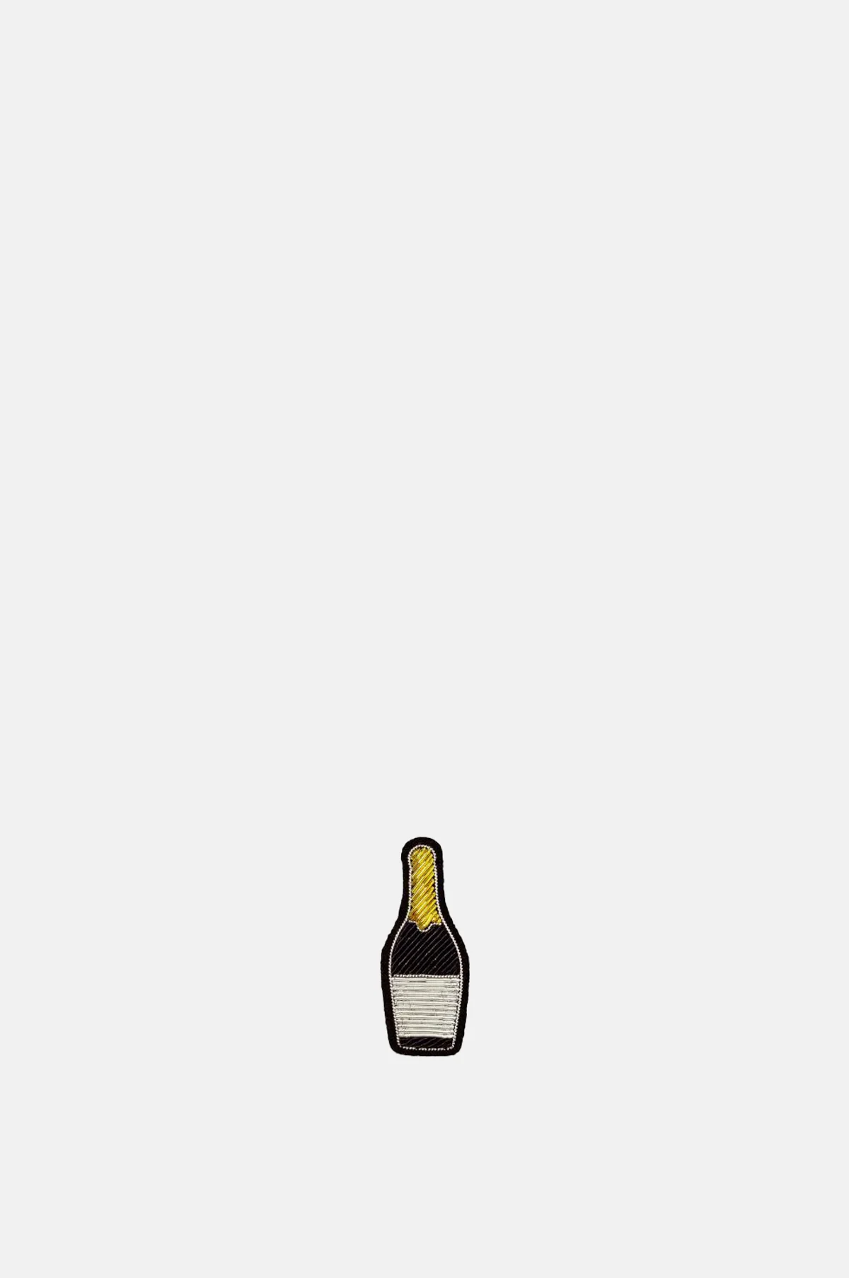 Champagne Bottle Brooch