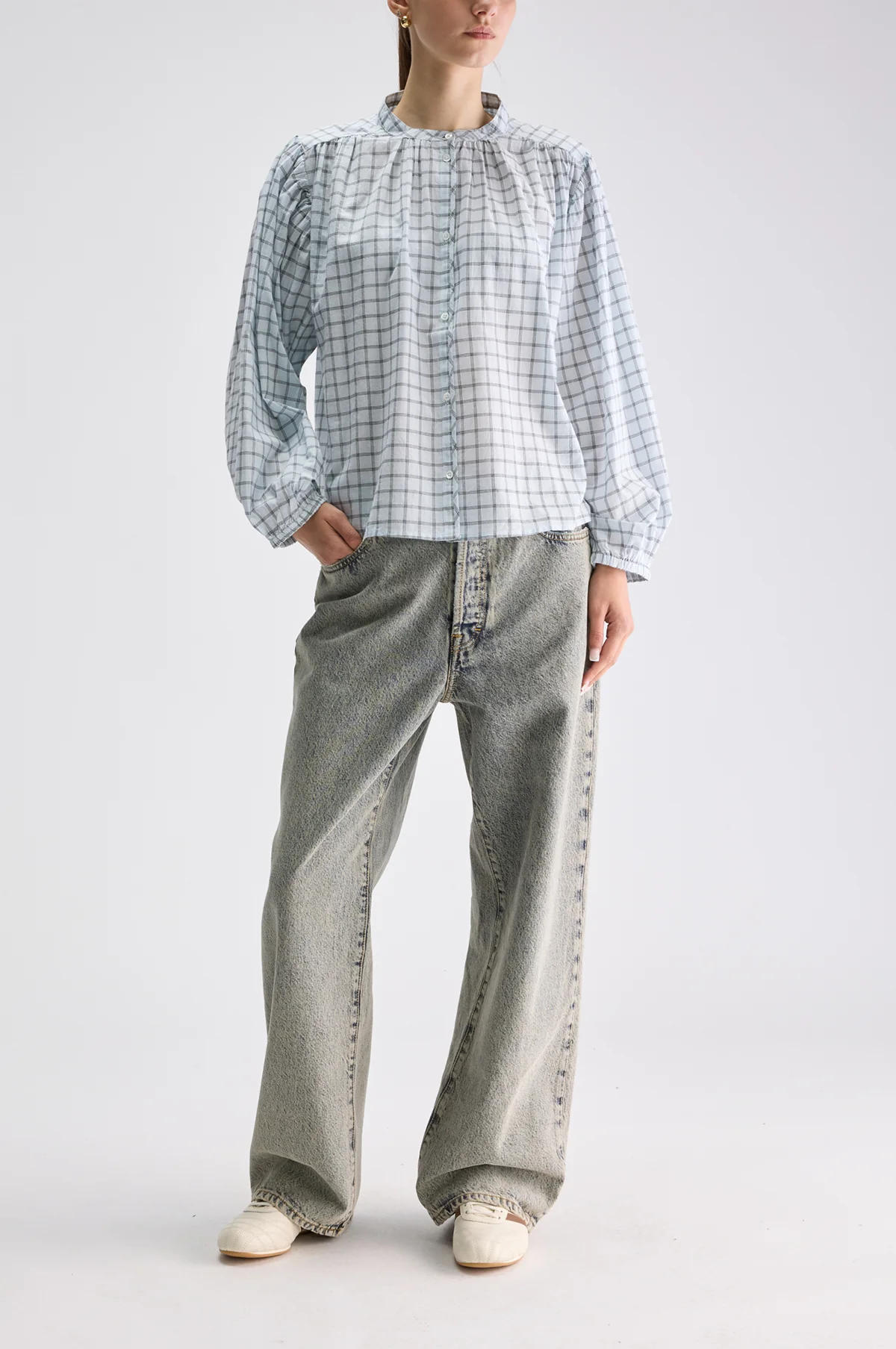 Cherry Blouse Check B - Image 4