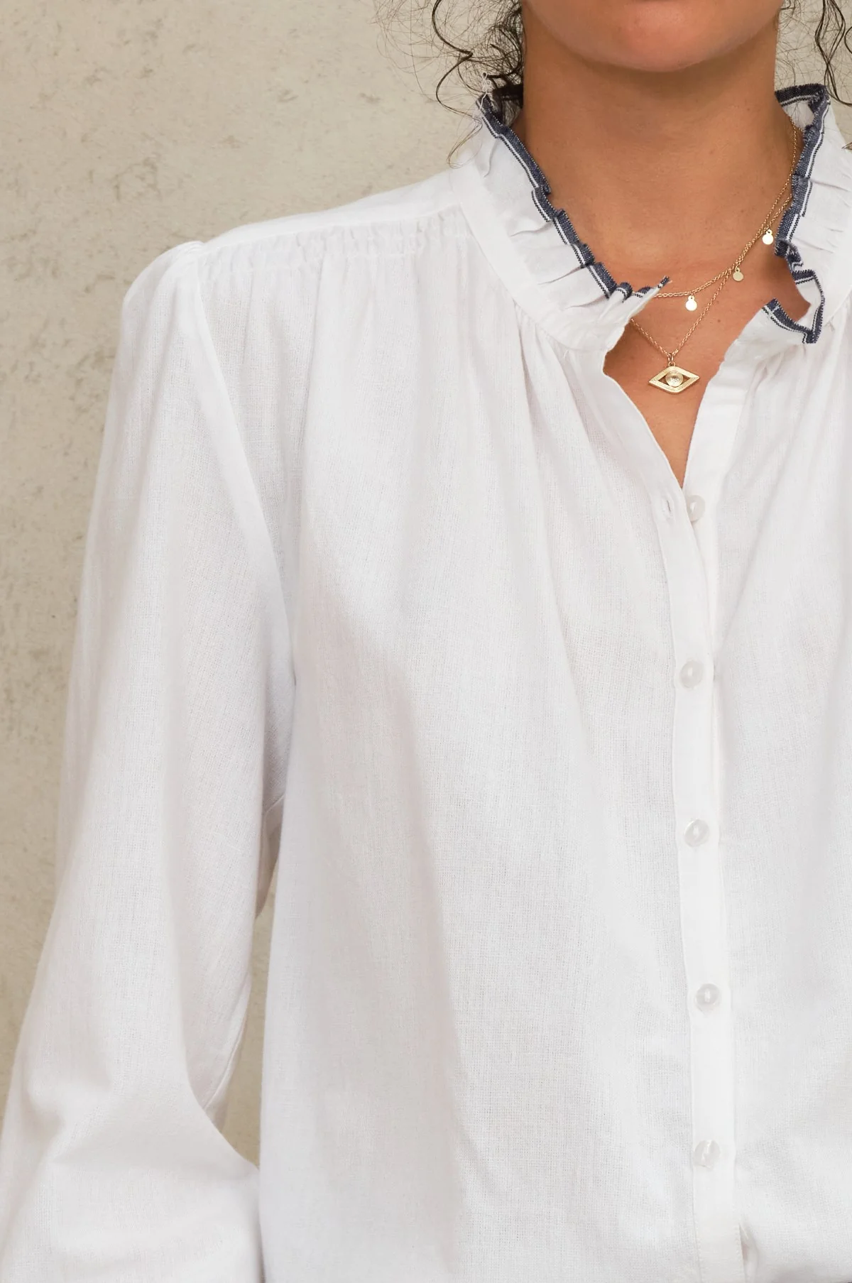 Chrissie L/S Top Ivory - Image 4