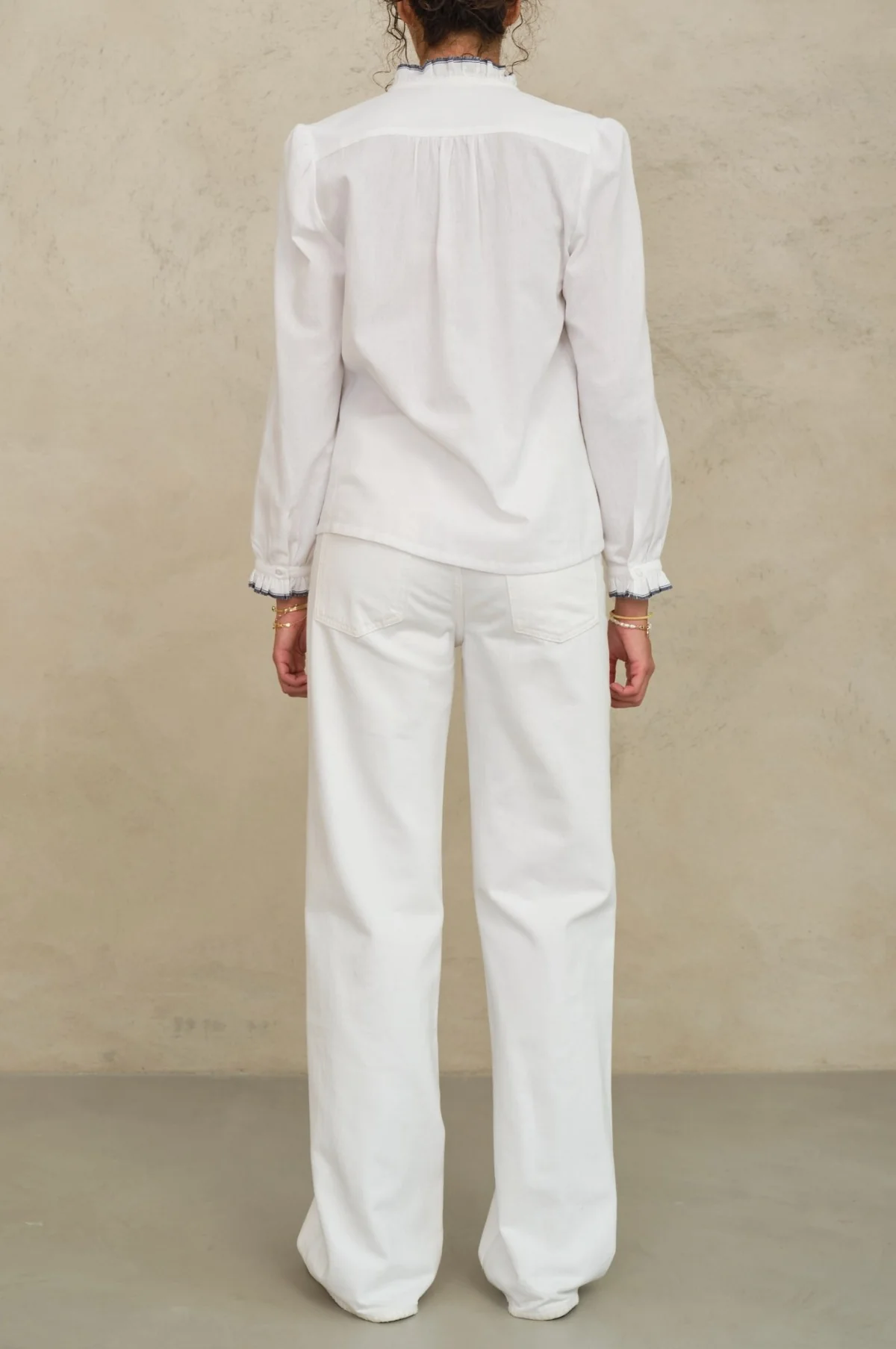 Chrissie L/S Top Ivory - Image 5