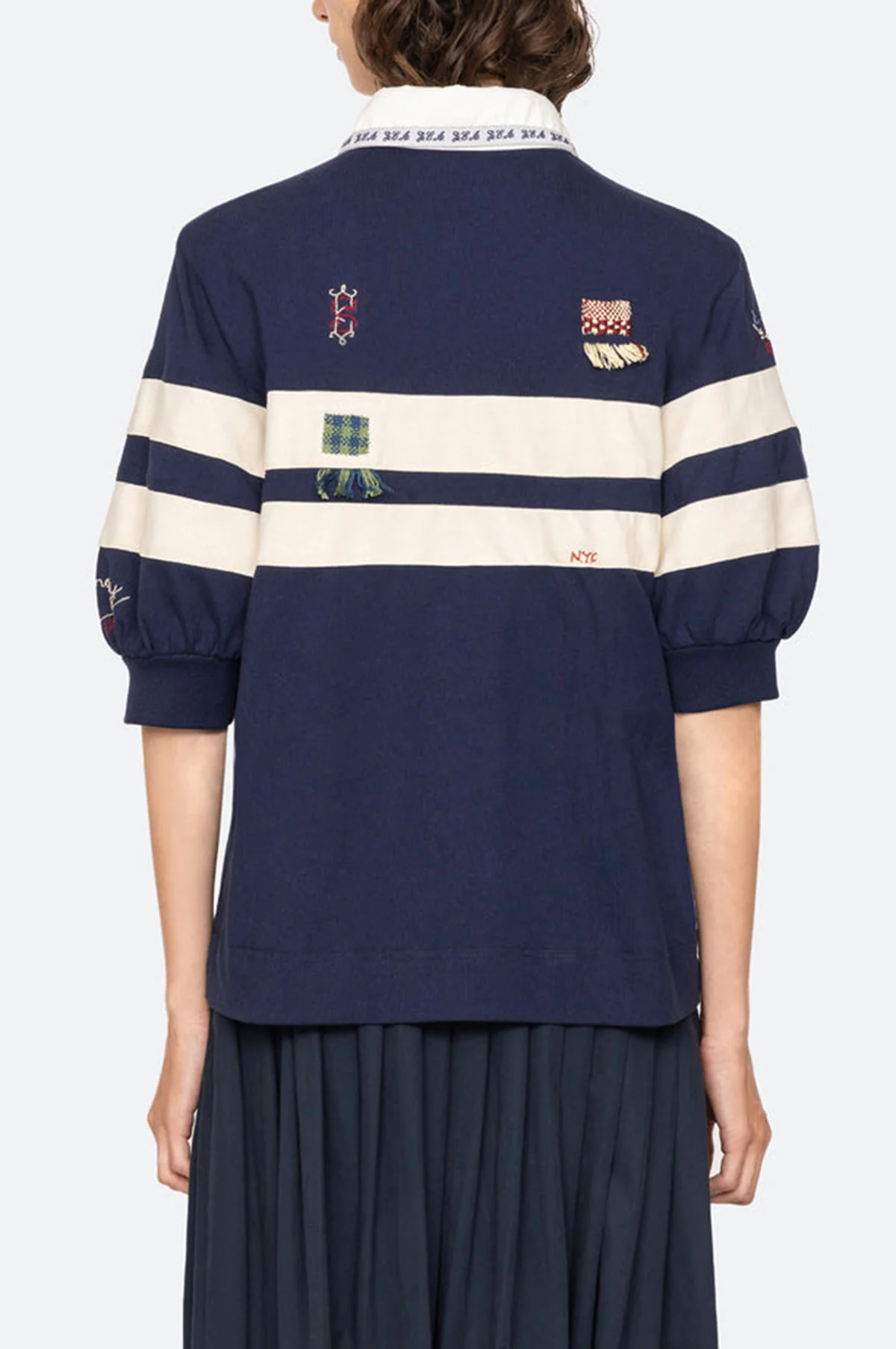 Claira Emb Rugby Shirt Multi - Image 5