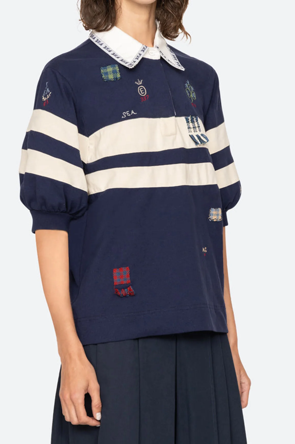 Claira Emb Rugby Shirt Multi - Image 8