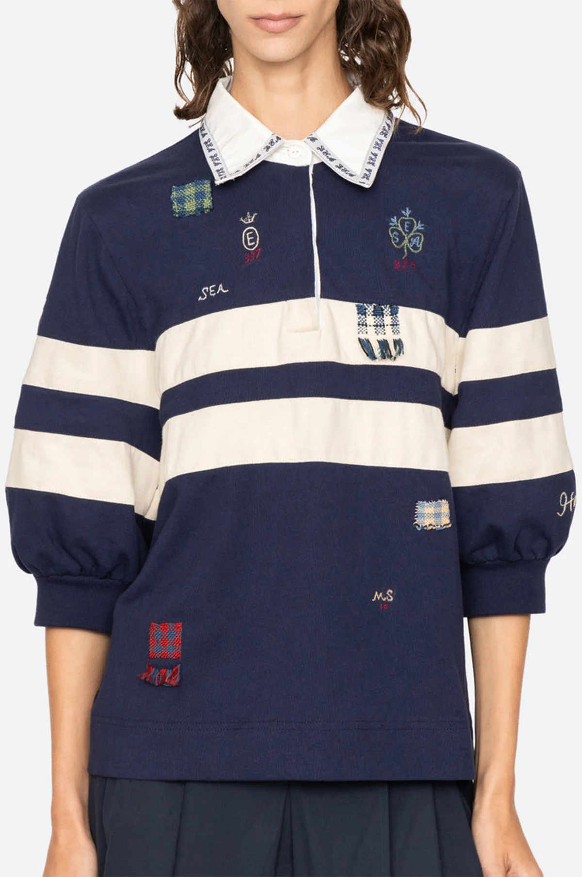 Claira Emb Rugby Shirt Multi - Image 9