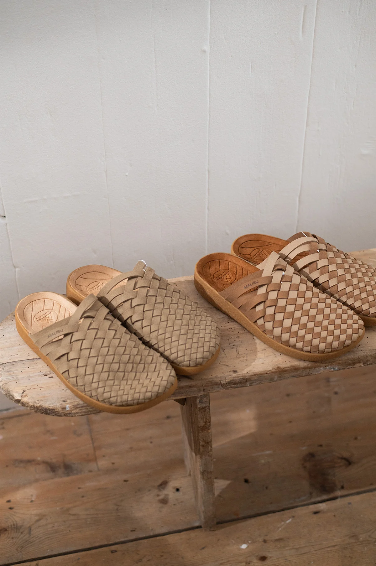 Colony Suede Vegan Leather Taupe/Tan - Image 3